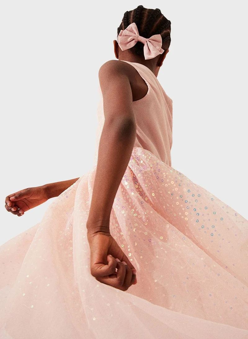 H&M Sequin Tulle Dress