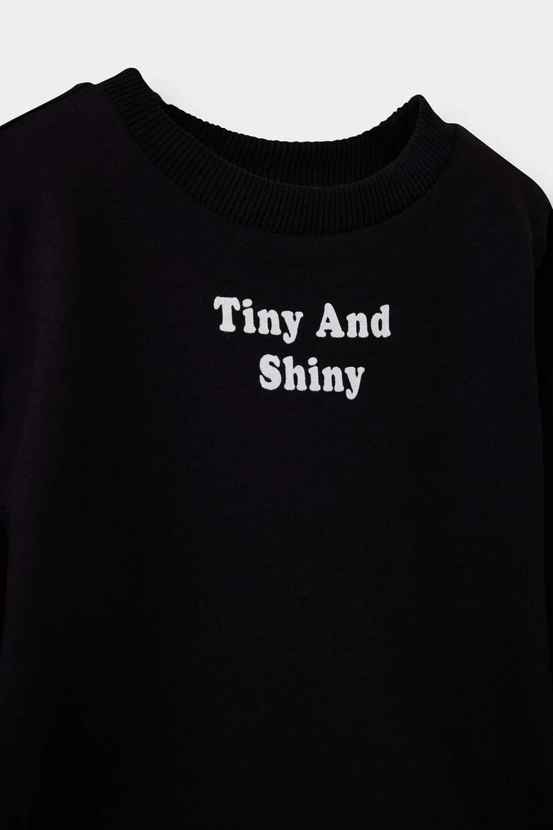 ديفاكتو Baby Girl Printed Soft Lining Sweatshirt