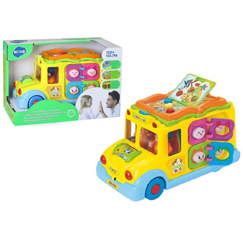 Hola - School Bus with Sounds & Lights - Image 1