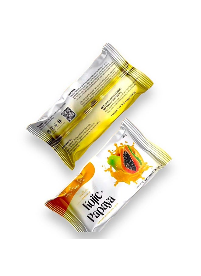Her Choice Ph Premium Kojic + Papaya Intense whitening Soap 120g  - Image 2