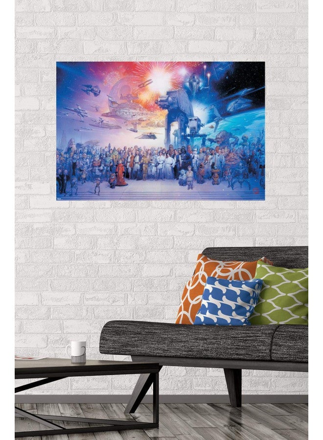 Trends International Star Wars Galaxy Wall Poster 22.375" x 34"