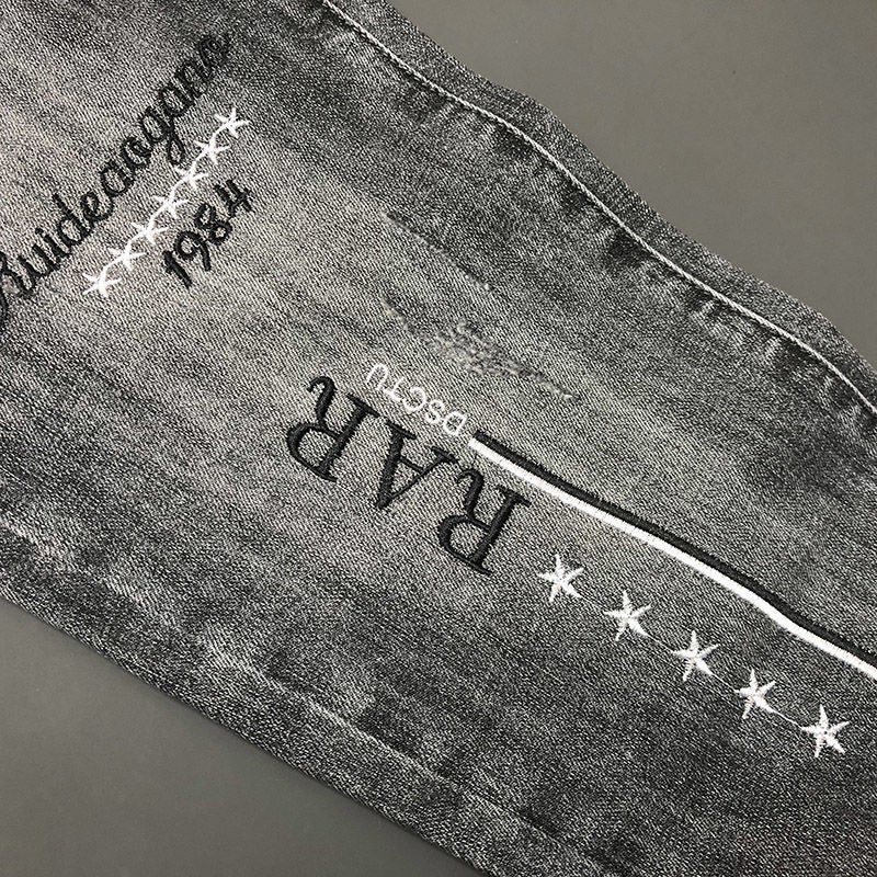 Unisex Casual Daily Denim Jeans - Image 2