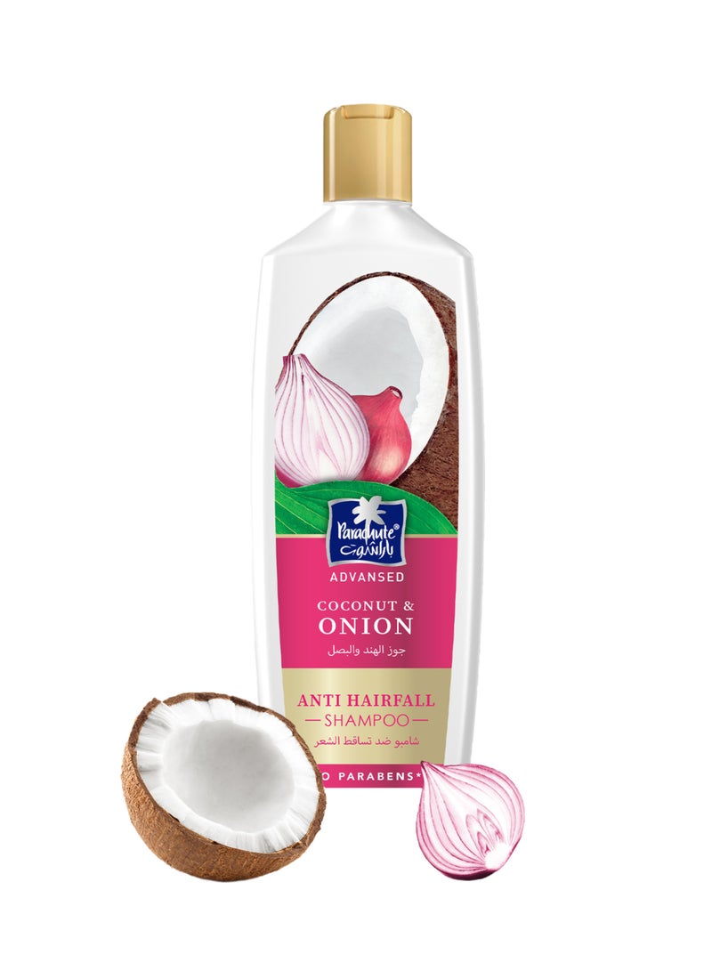 Parachute Advansed Anti-Hairfall Shampoo With Onion And Coconut 340ml - Image 2