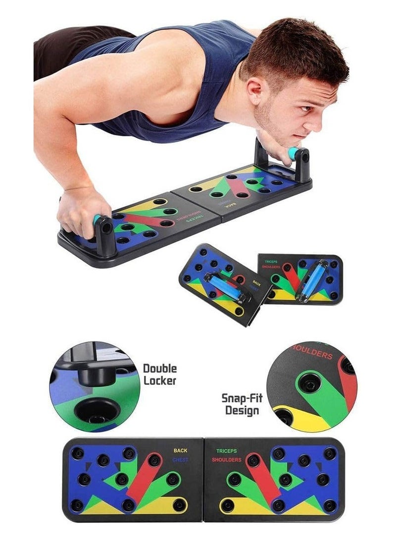 TIGER Strength Max Push-up Board – Multi-Functional Home Workout Bar System, Portable Gym for Men and Women, Barbell Chest Muscle Exercise, Fat Burner – Ideal Gift for Boyfriend and Fitness Enthusiasts  - Image 5