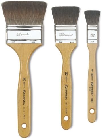 Escoda Escoda Aquario Squirrel Brush  Mottler Size 12  - Image 2