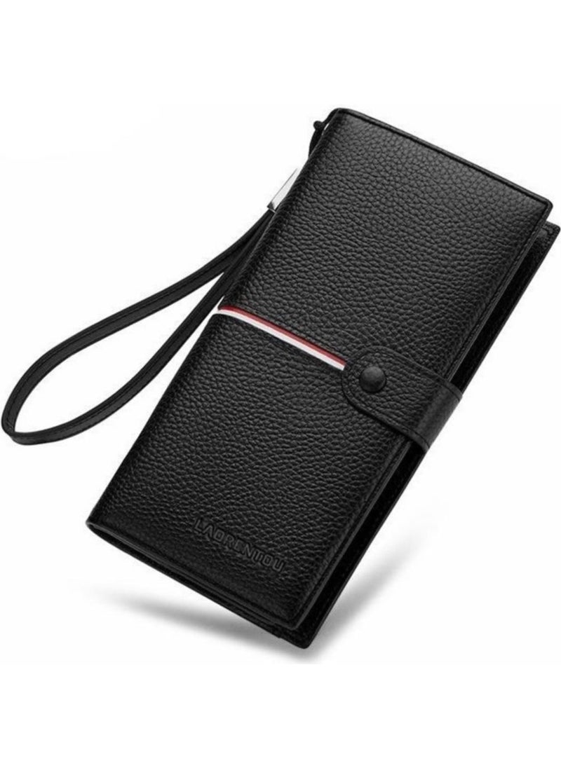 LAORENTOU - Original Italian Genuine Leather Long Wallet - Image 1