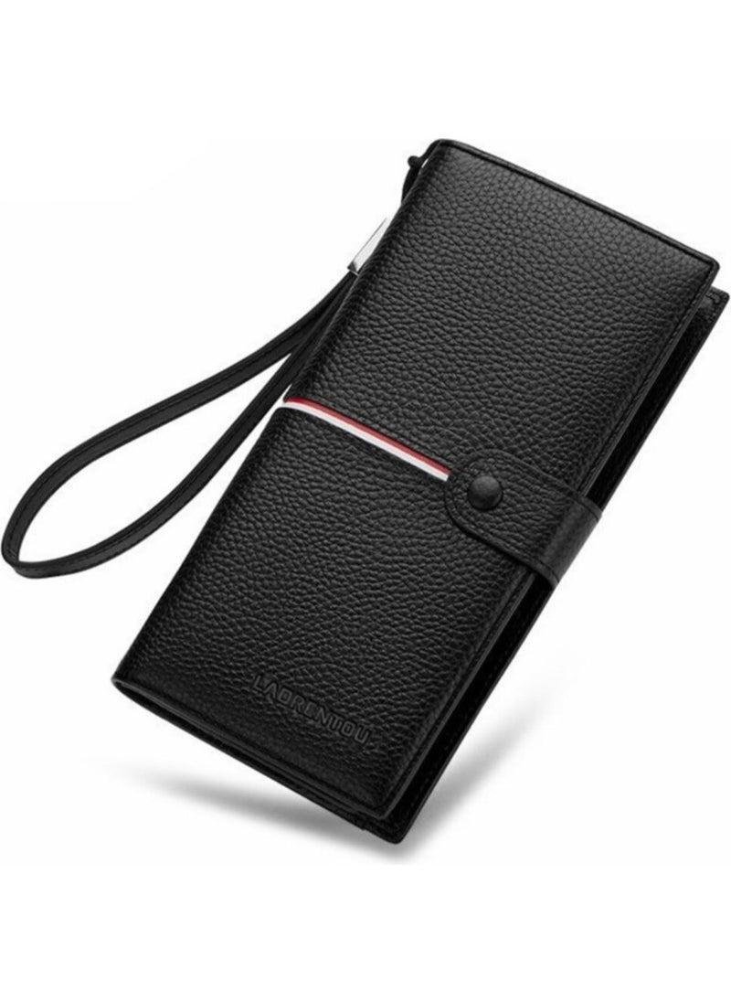 LAORENTOU - Original Italian Genuine Leather Long Wallet - Image 1