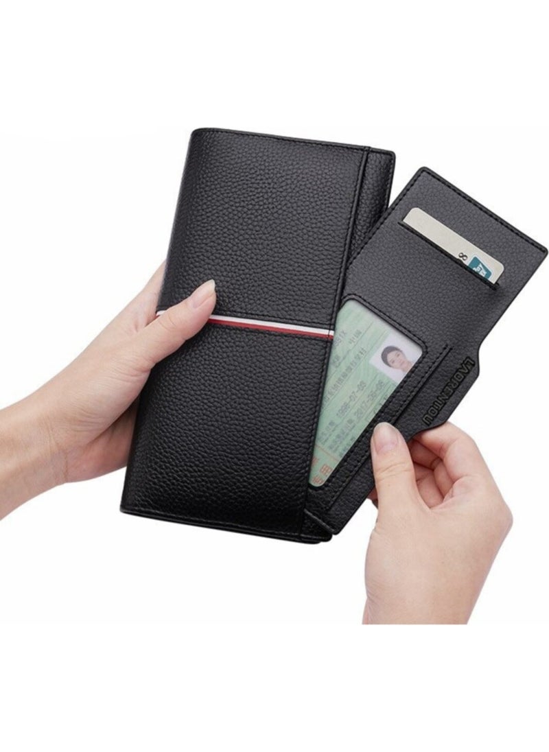 LAORENTOU - Original Italian Genuine Leather Long Wallet - Image 1