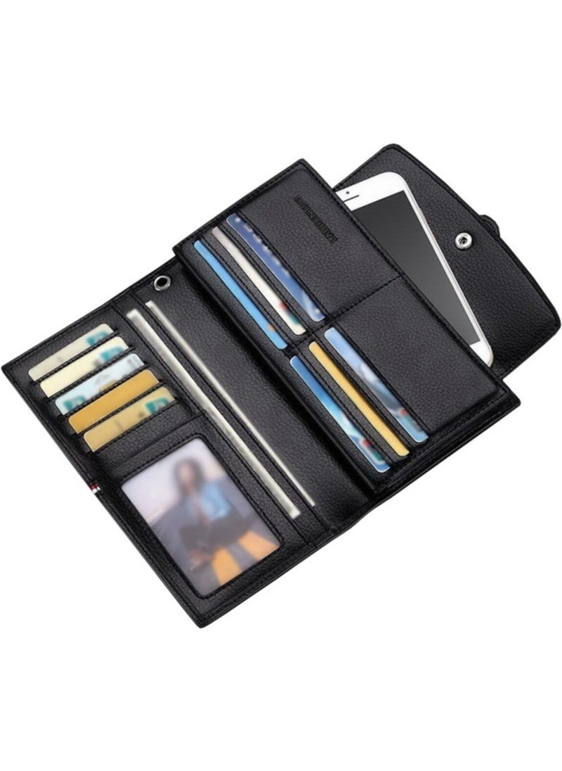 LAORENTOU - Original Italian Genuine Leather Long Wallet - Image 1