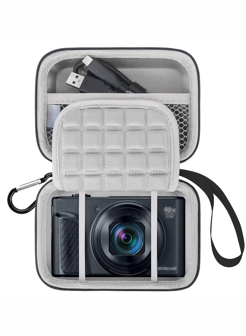 Beauenty Digital Camera Case Compatible with CAMKORY/for KODAK PIXPRO/for Lecran/for VAHOIALD/for Canon IXUS 285 HS, Small Travel Cameras Storage Holder for Accessories SD Card - Image 1