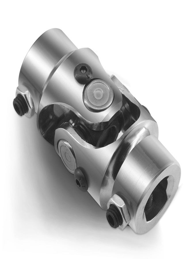 RABROPAR 3/4 DD X 3/4 DD Steering U Joint Powder Coated Universal Steering Shaft Chrome Steel - Image 1