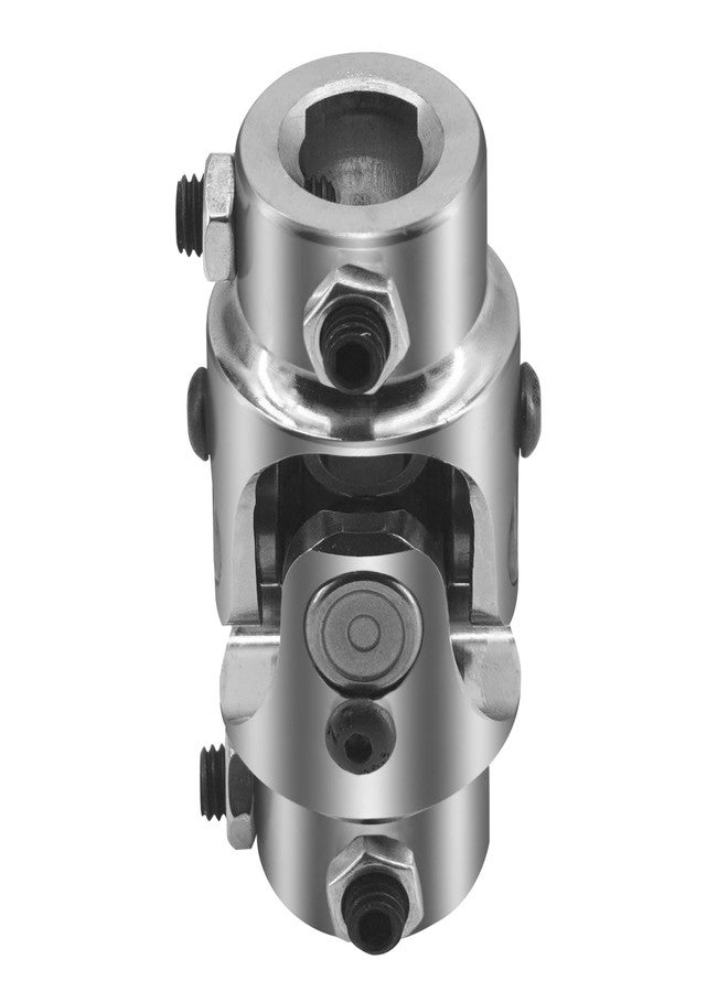 RABROPAR 3/4 DD X 3/4 DD Steering U Joint Powder Coated Universal Steering Shaft Chrome Steel - Image 5