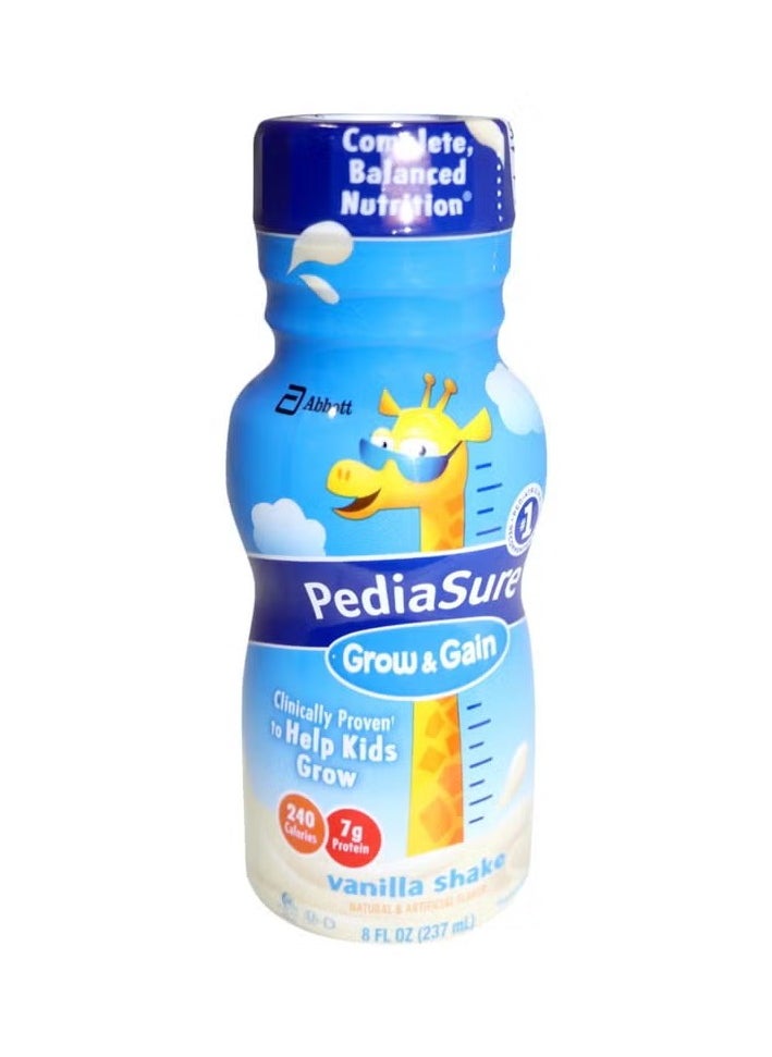 PediaSure Grow & Gain Ready to Drink Kids Shake Vanilla Flavour 237ml - pzsku/Z38001CE5CFE07B5D0787Z/45/_/1730271725/35245ad7-5aab-4e2b-8d25-9bf57bd8fa97