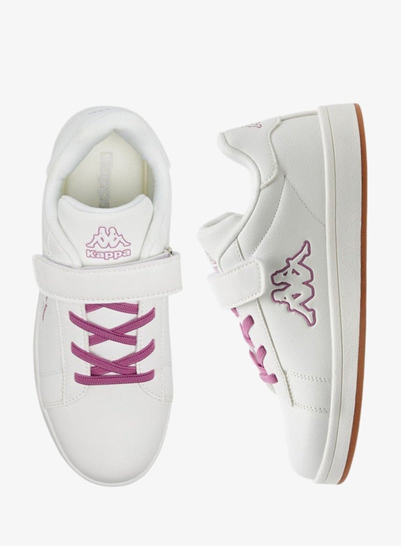 كابا حذاء رياضي للبنات بشعار بارز وإغلاق بشريط لاصق - Image 3