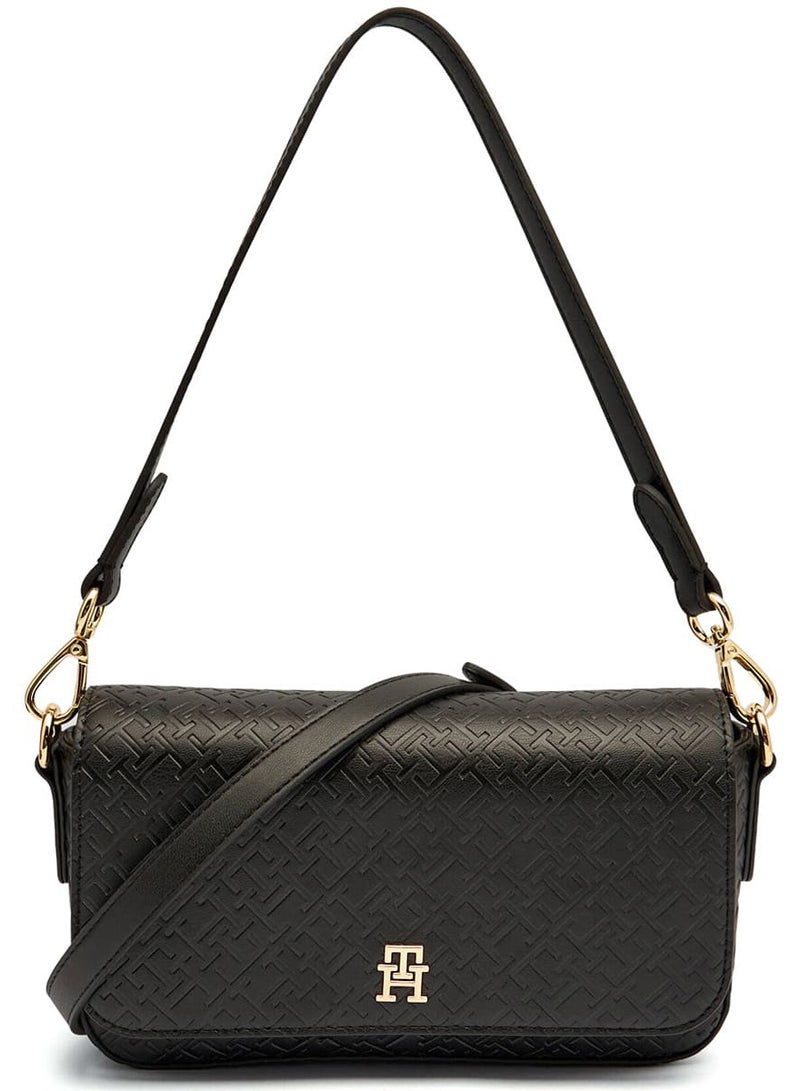 Tommy Icons Tommy Hilfiger Black Women Crossbody Bag Aw0Aw18002 - Image 1