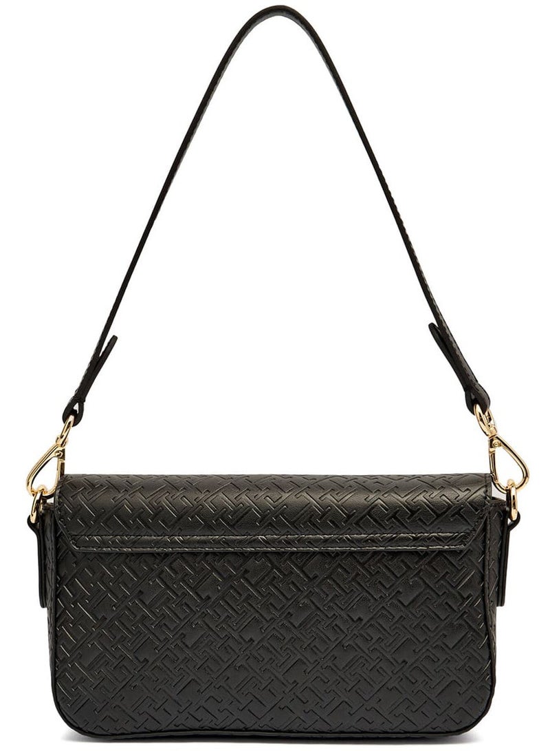 Tommy Icons Tommy Hilfiger Black Women Crossbody Bag Aw0Aw18002 - Image 4