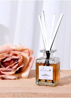 Blackwestin 50ml Essential Oil Diffuser Luxury Reed Diffuser Sticks Oil Aromatherapy Reed Rattan Stick Home Fragrance Starry Summer Night Classic (Starry Gold)  - Image 1