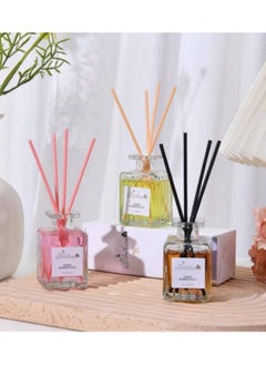 Blackwestin 50ml Essential Oil Diffuser Luxury Reed Diffuser Sticks Oil Aromatherapy Reed Rattan Stick Home Fragrance Starry Summer Night Classic (Starry Gold)  - Image 3