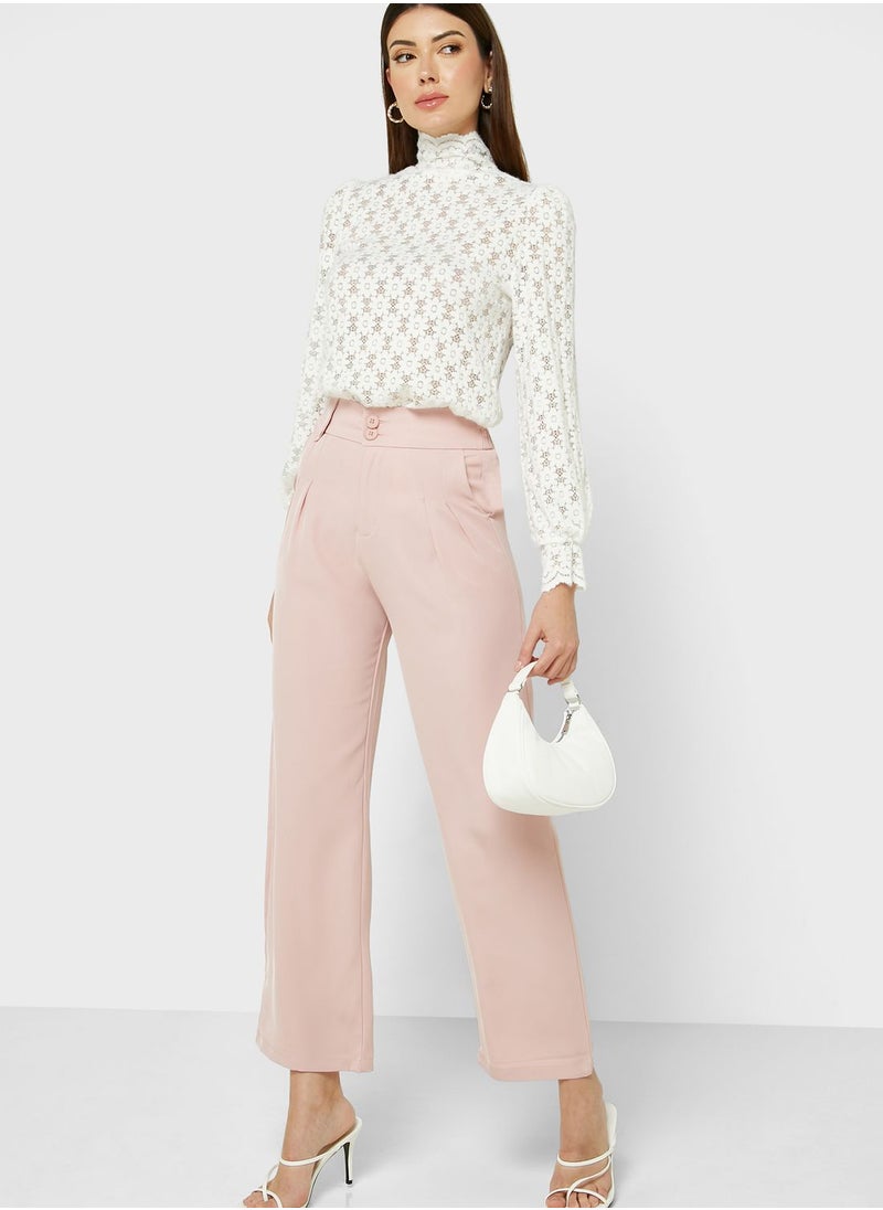 ELLA - High Neck Blouse - Image 1