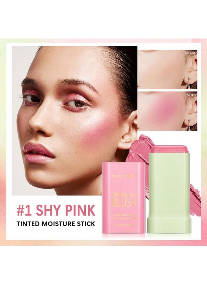 SWETIYOU Blush Stick For Cheeks And Lips, On-The-Go Blush, Hydrating Solid Cheek Tint, Multi-Use Blush Makeup Stick For Beautiful And Natural Shades, Tinted Moisture Stick Ued On Eyes Lips And Cheeks  - Image 2