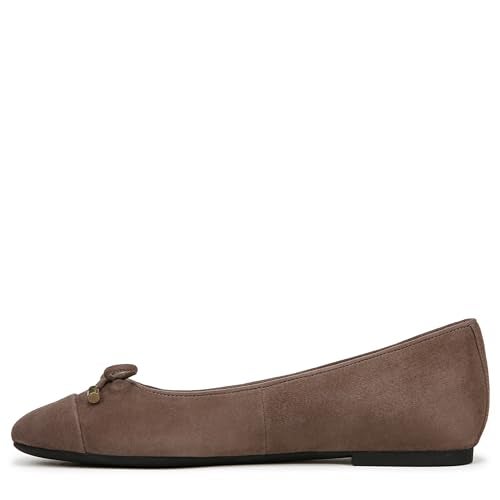 Vionic Womens Klara Ballet Flat Driftwood Suede 75 - Image 3