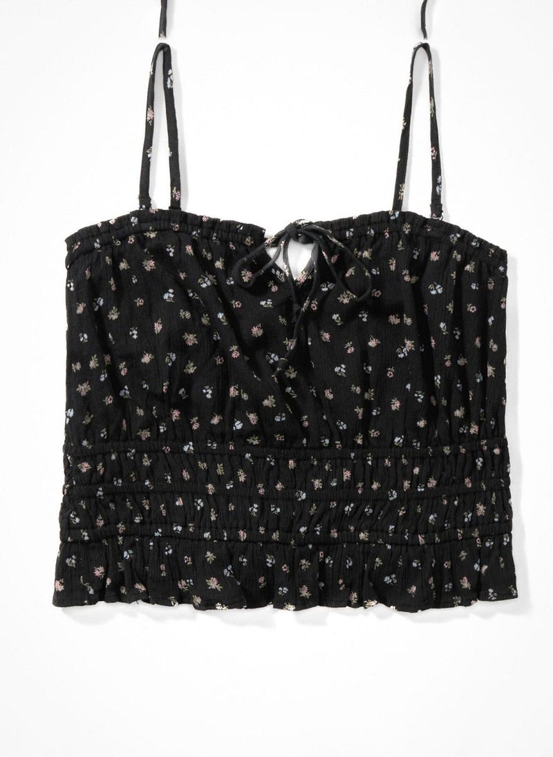American Eagle - Strappy Ruched Waist Cami - Image 1