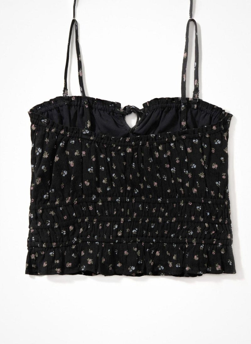 American Eagle - Strappy Ruched Waist Cami - Image 1