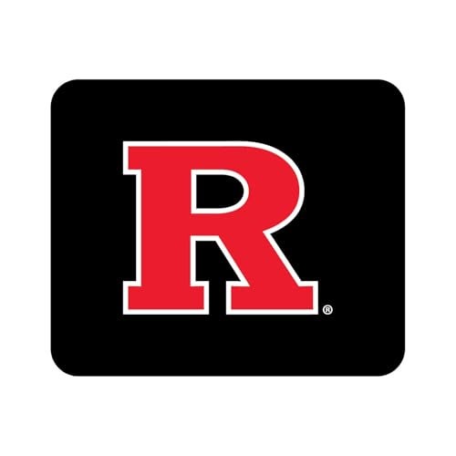 OTM Essentials Mouse Pad, Fabric, Rutgers University Standard/Classic Black 2 - Image 1