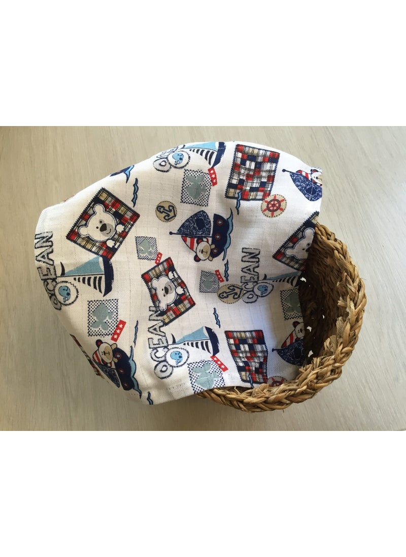 Lief Home Baby Muslin Mouth Diaper (6 Pieces) | 28X28  - Image 3