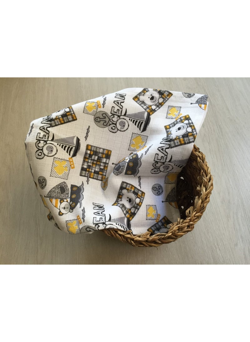 Lief Home Baby Muslin Mouth Diaper (6 Pieces) | 28X28  - Image 2