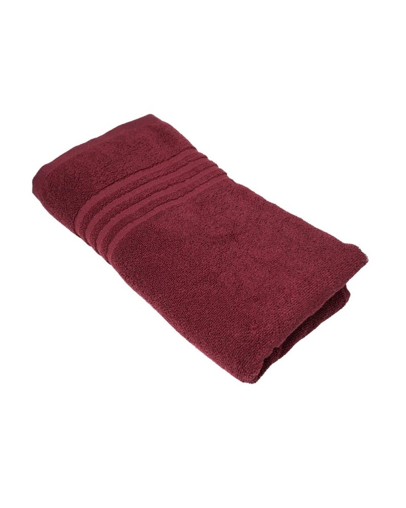 MERARO Cotton Towels | Large Size Bath Towel for Home Salon Spa Gym Beach- Soft & Absorbent | 500 GSM | 1 Piece Towel for Men/Women | Urban Comfort | 76cm x 153cm (Maroon) - Image 1