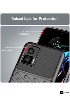 Zaboon Protective Case Cover For Motorola Edge 30 Neo Thunderbolt Shockproof TPU Protective Soft  - Image 5