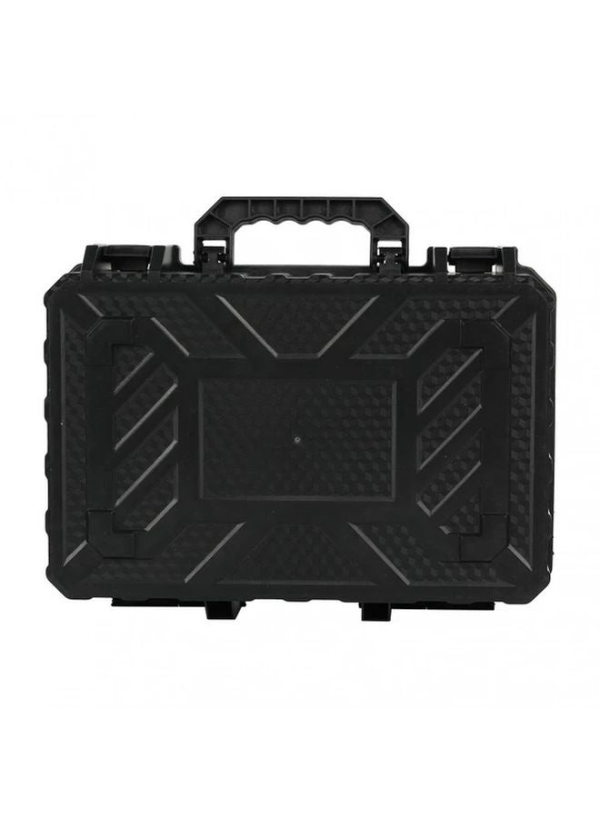 Black Plastic Angle Grinder Toolbox Portable Storage Box For Cordless And Wired Grinders - Image 2