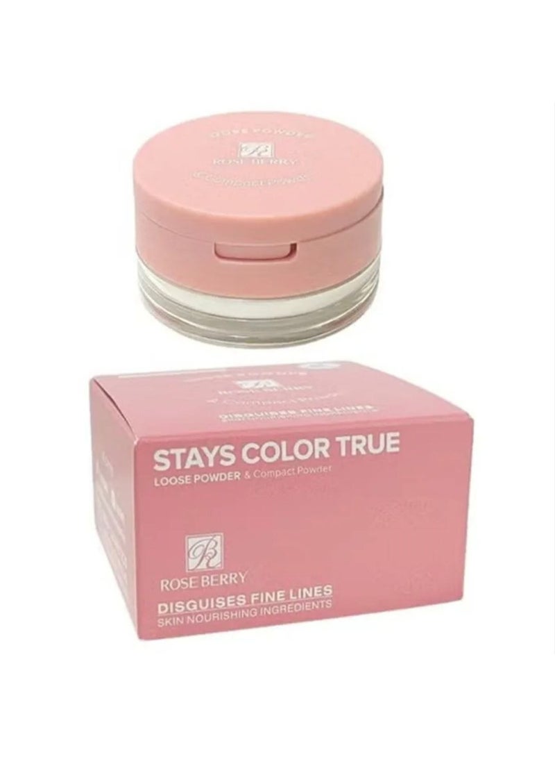 Rose Berry Loose Powder & Compact Powder -03 - Image 1