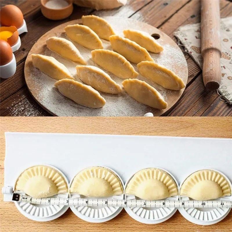 XIBO Plastic Dumpling Maker Dumpling Pastry Dough Maker Dumpling Maker Plastic Tools and Accessories Set for Making Dumplings - Image 2