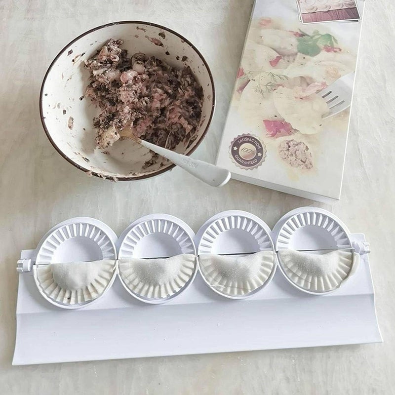 XIBO Plastic Dumpling Maker Dumpling Pastry Dough Maker Dumpling Maker Plastic Tools and Accessories Set for Making Dumplings - Image 1