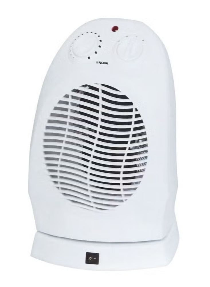 NOVA Fan Room Heater NH-1203F – Energy Efficient, Adjustable Temperature, Compact and Portable, Ideal for Home and Office Use, Quiet Operation, Convenient Heating Solution  - Image 1