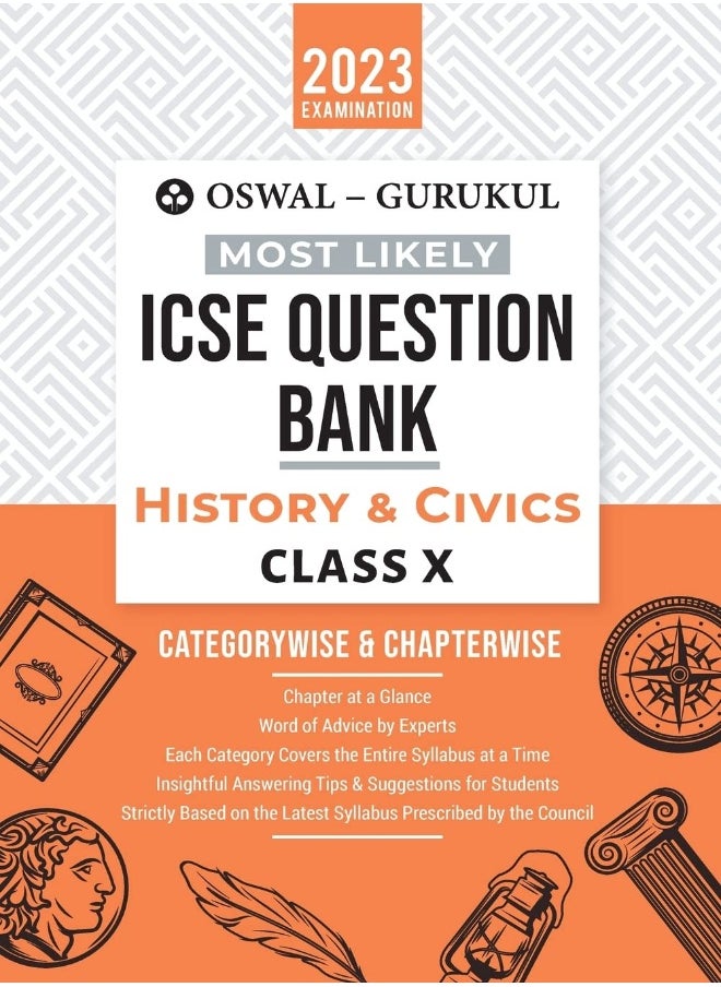 null - Oswal - Gurukul History & Civics Most Likely Question Bank: ICSE Class 10 For 2023 Exam - Image 1