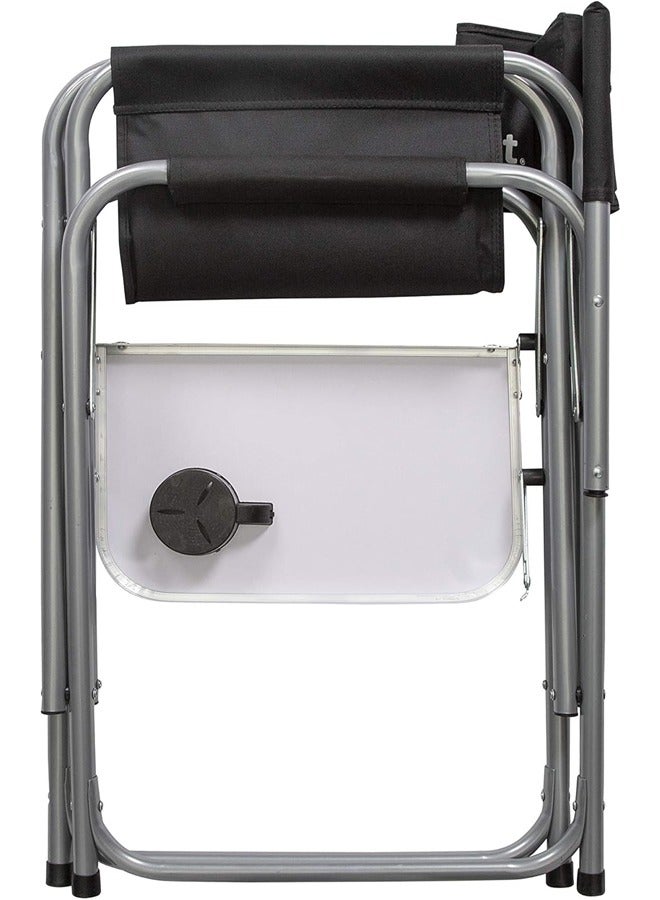 Folding Camping Chair with Side Table and Cup Holder, Canvas Picnic Seat with Durable Aluminum Frame, Portable Picnic Chair with Armrests Perfect for Indoor, Outdoor and Picnic Use - Image 4