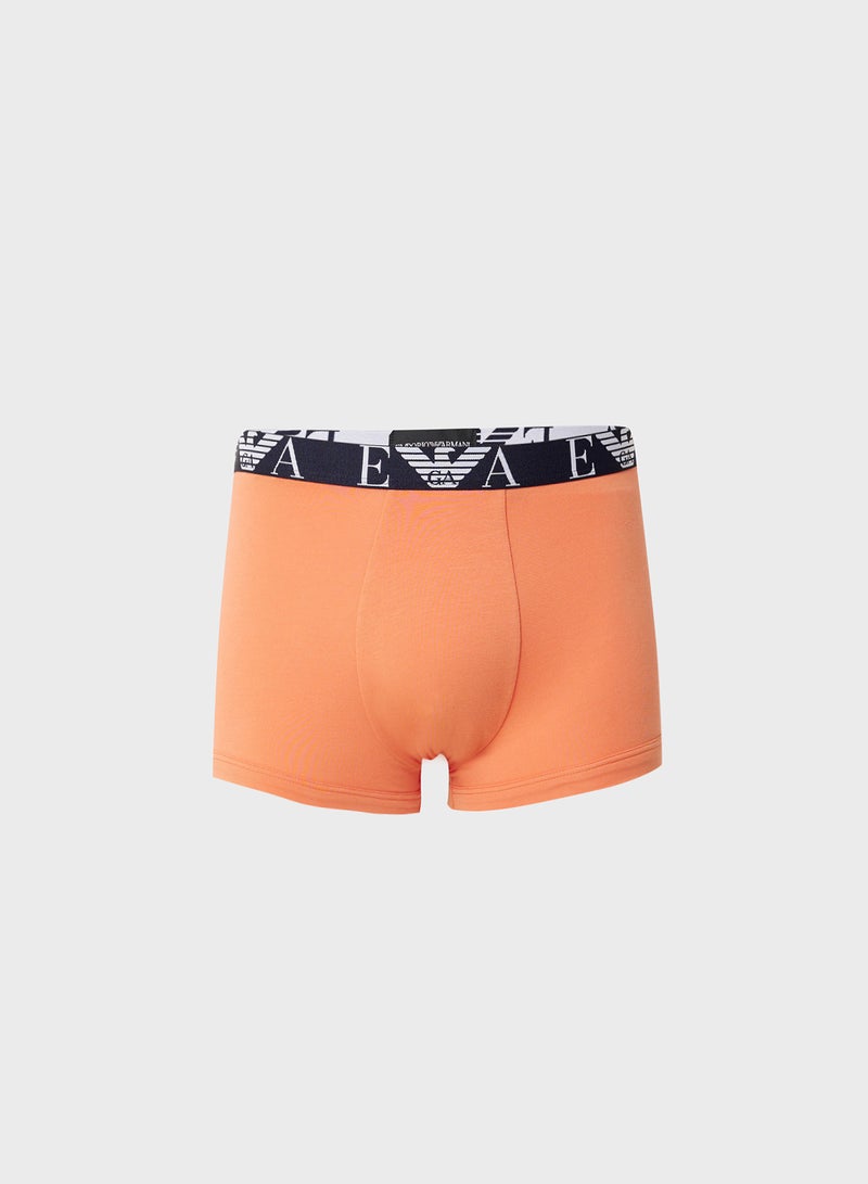 EMPORIO ARMANI 3 Pack Logo Band Boxers  - Image 3