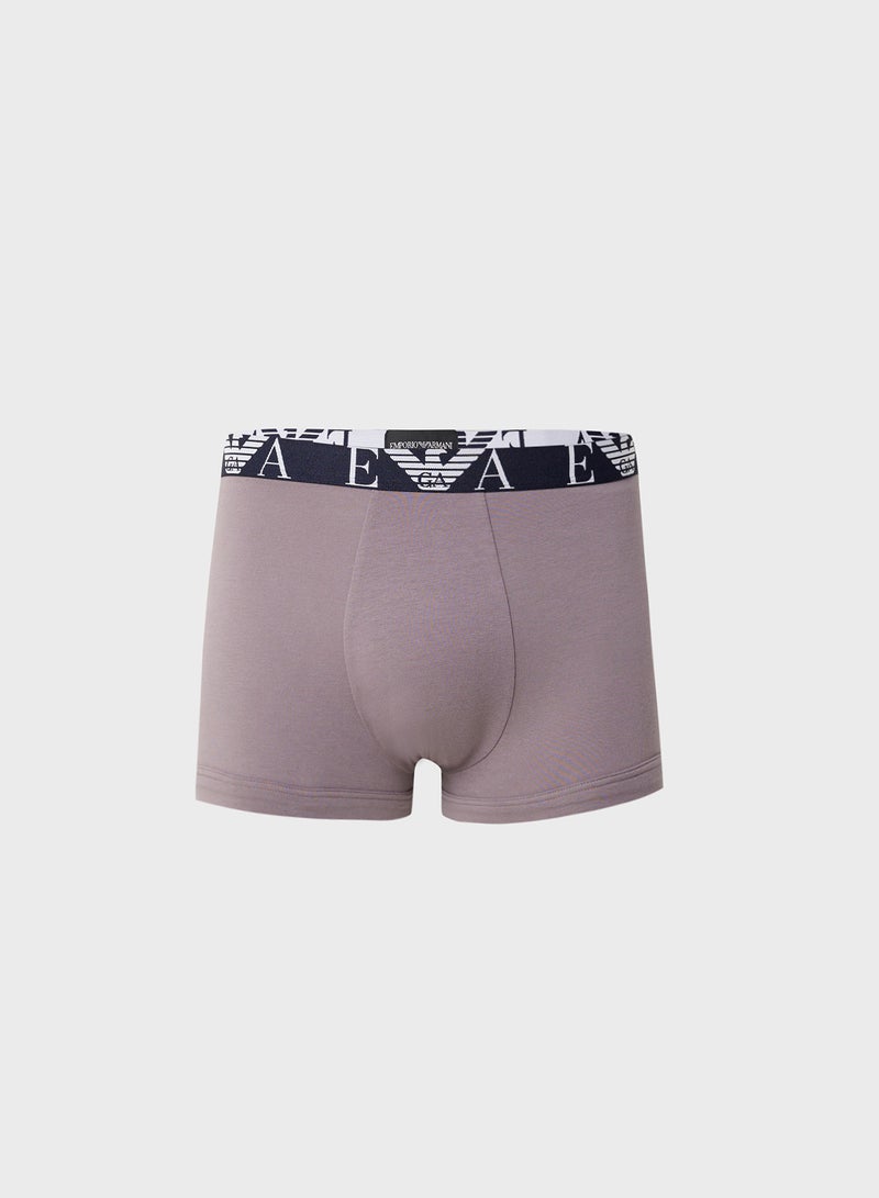 EMPORIO ARMANI 3 Pack Logo Band Boxers  - Image 2