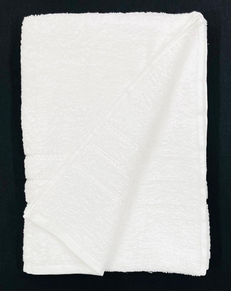 Bombay Dyeing Cotton Flora Towel (White, 75 X 150 Cm) - Image 3