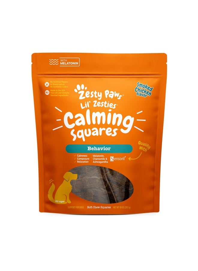 Zesty Paws Flavored Soft Chews  Calming For Dogs Anxiety Composure Relief With Ashwagandha Melatonin Chamomile Passionflower Dog Stress Separation Aid For Fireworks And Thunder 10 Oz…  - Image 1