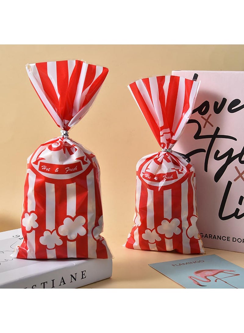 Sweet seven أكياس الفشار، باللونين الأحمر والأبيض، 100 كيس - مثالية لجمع التبرعات المدرسية والمناسبات الخاصة - تحتوي على فشار ساخن وطازج - Image 2