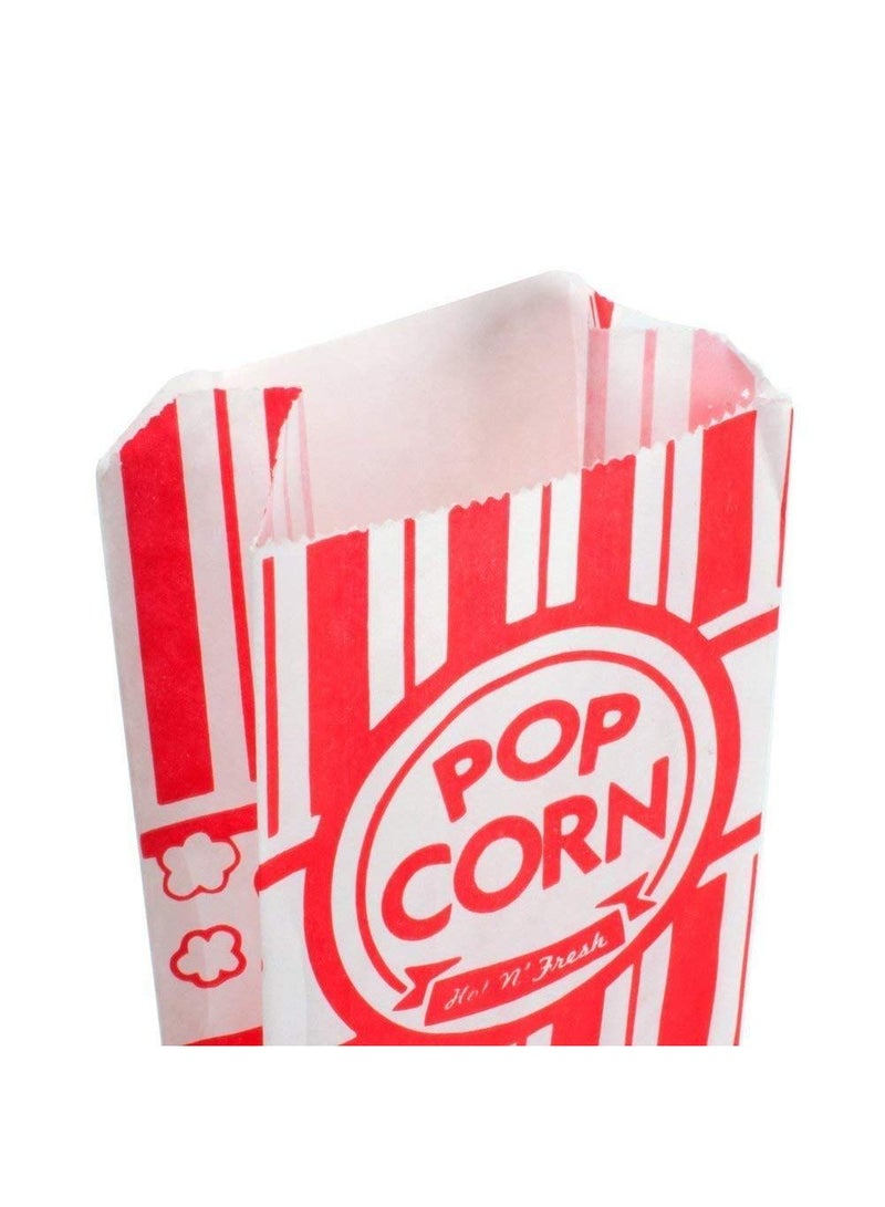 Sweet seven أكياس الفشار، باللونين الأحمر والأبيض، 100 كيس - مثالية لجمع التبرعات المدرسية والمناسبات الخاصة - تحتوي على فشار ساخن وطازج - Image 3