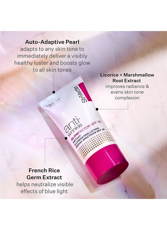 ستريفكتين - لوشن Glowfector Spf 30 المضيء الفوري واسع الطيف يعزز إشراق البشرة مع حماية من الأشعة فوق البنفسجية وزيت الأركان للنعومة والتوهج 30 مل. - Image 1