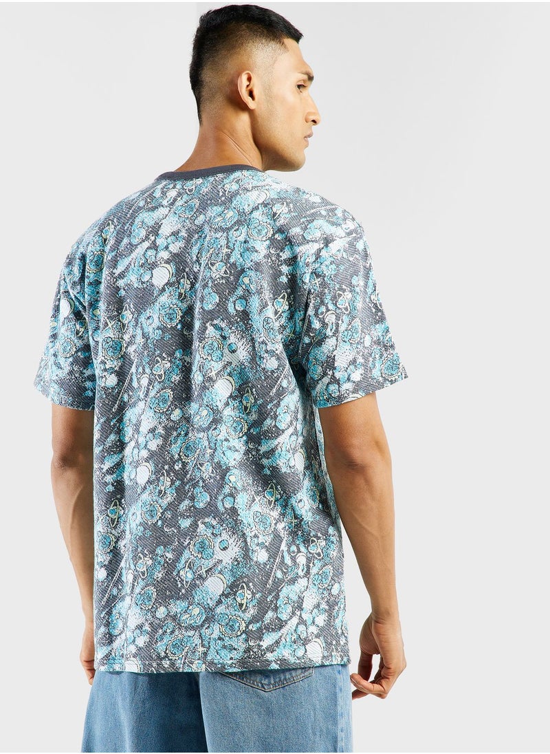 VANS - Anaheim Space Galaxy Knit T-Shirt - Image 1