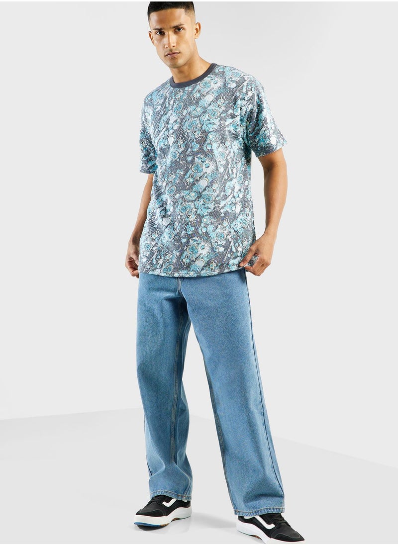 VANS - Anaheim Space Galaxy Knit T-Shirt - Image 1