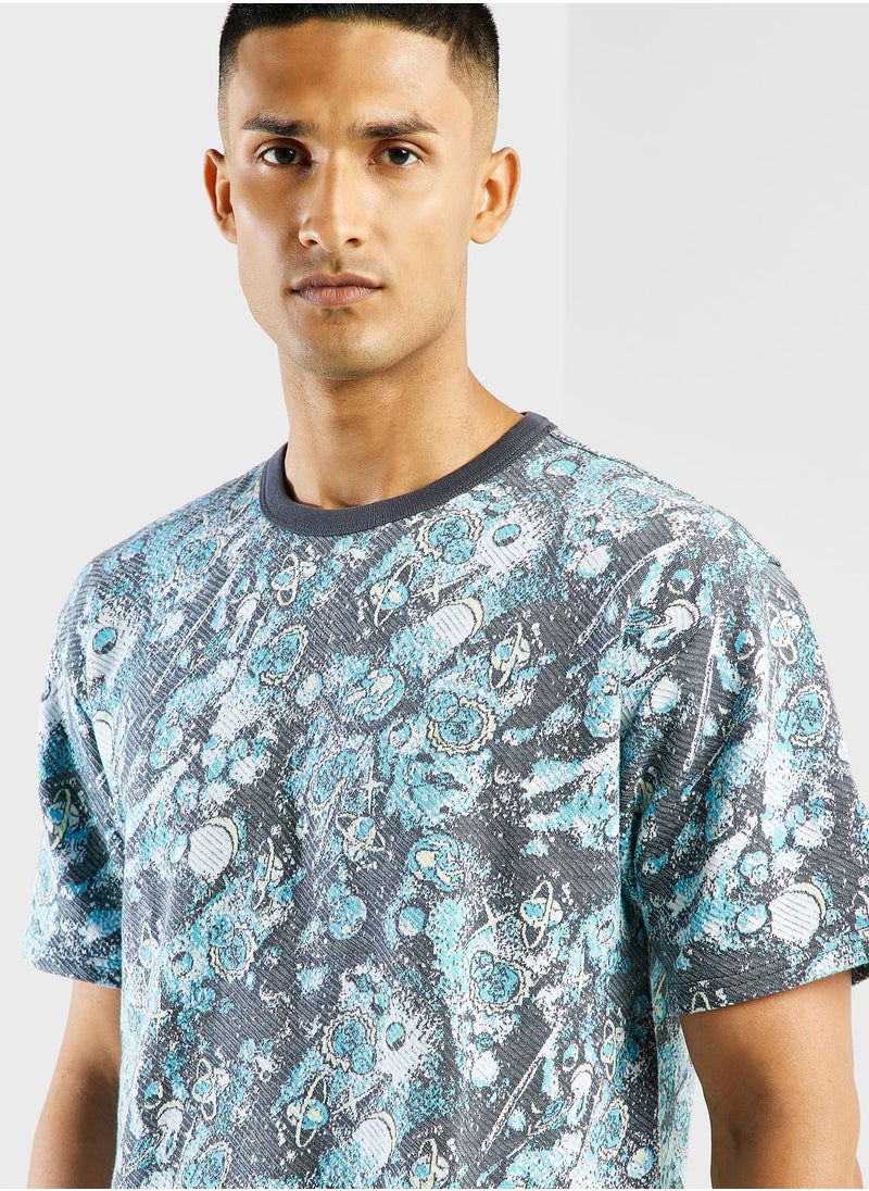 VANS - Anaheim Space Galaxy Knit T-Shirt - Image 1