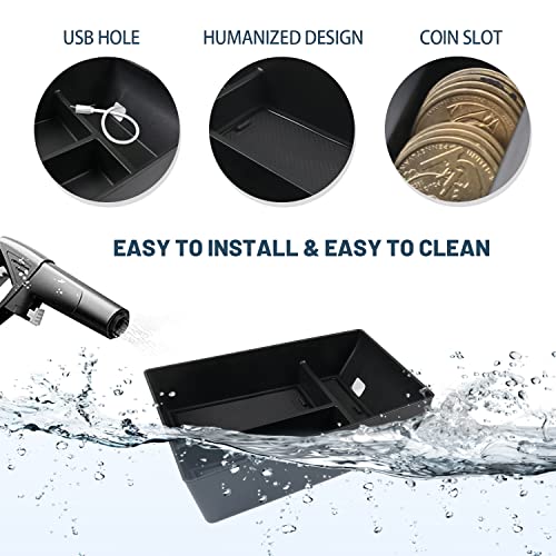 RUIYA منظم كونسول مركزي Fit X5/X6/X7 2020-2025 ملحقات BMW X5/X6/X7 منظم كونسول وسط صندوق تخزين مسند ذراع صينية كونسول متوافقة مع 2020 2021 2022 2023 2024 2025 BMW X5/X6/X7 - Image 5